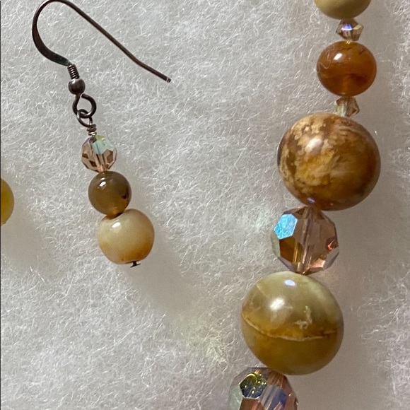 AB Swarovski Crystal Necklace & Earrings - Picture 4 of 4